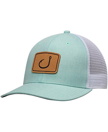 Men's Mint Green Lay Day Trucker Snapback Adjustable Hat Avid