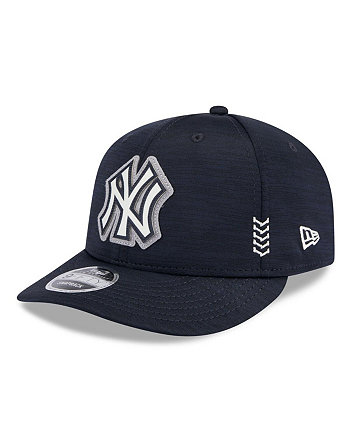 Мужская темно-синяя приталенная шляпа New York Yankees 2024 Clubhouse Low Profile 59FIFTY New Era