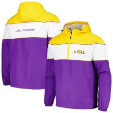 Мужская фиолетовая куртка с капюшоном G-III Sports by Carl Banks LSU Tigers Center Line и полумолнией реглан In The Style