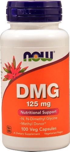 NOW DMG -- 125 mg - 100 Veg Capsules NOW Foods