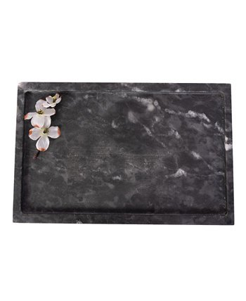 Marble Rectangular Tray, 15" x 8" x 0.3" Artifacts Trading Company