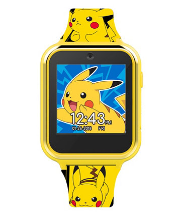 Детские желтые силиконовые смарт-часы 38 мм Pokemon