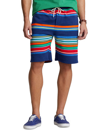 Мужские флисовые шорты в полоску для больших и высоких размеров Ralph Lauren