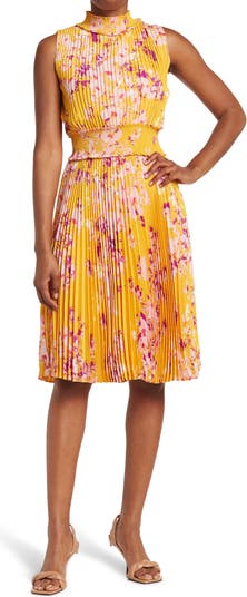 Плиссированное платье с цветочным принтом NANETTE NANETTE FOOTWR