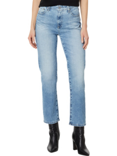 Прямые укороченные джинсы Saige с высокой посадкой AG Jeans