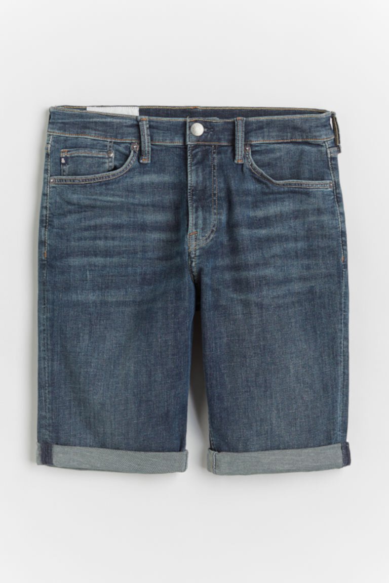 Узкие джинсовые шорты Freefit® H&M