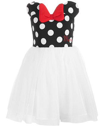 Платье Little Girls Minnie Mouse в горошек и сетку Disney