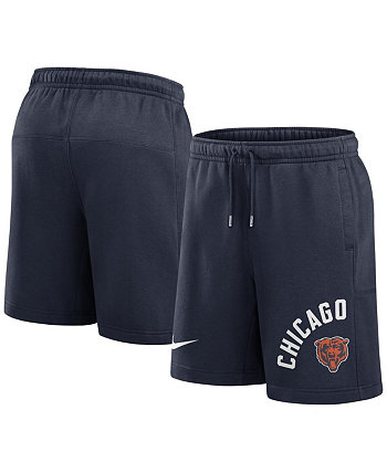 Men's Navy Chicago Bears Arched Kicker Shorts Nike