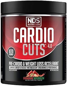 NDS Nutrition 4.0 Pre Workout Supplement - Advanced Weight Loss and Pre Cardio Formula with L-Carnitine, CLA, MCTs, L-Glutamine, and Safflower Oil - Bombsicle (40 Servings (Порции)) Cardio Cuts