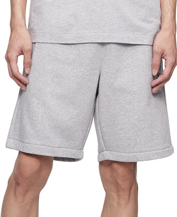 Флисовые шорты с монограммой и логотипом Calvin Klein