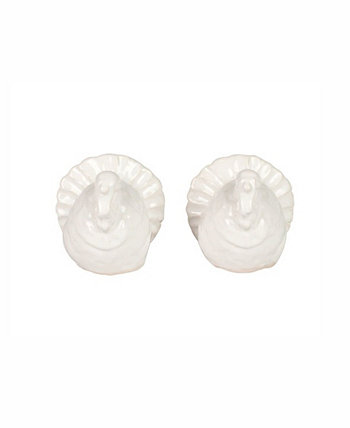 Pietra Tacchino Figural Salt and Pepper VIETRI