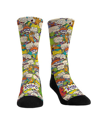 Мужские и женские носки Rugrats Stacked Персонажи Crew Socks Rock 'Em
