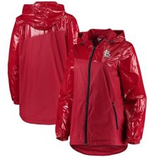 Женская куртка G-III 4Her by Carl Banks Red St. Louis Cardinals с капюшоном с двойным покрытием на молнии во всю длину G-III