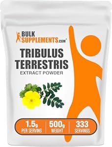 Экстракт трибулуса террестрис 1500 мг на порцию, 100 г (3,5 унции) порошка BulkSupplements