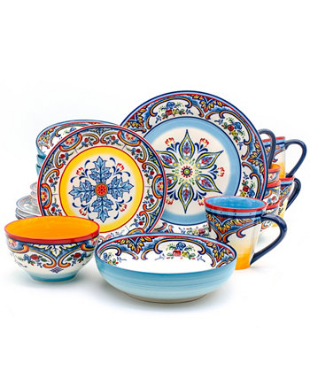 Набор посуды из керамогранита Zanzibar из 20 предметов Euro Ceramica