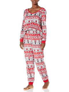 Women's Long Sleeve Pullover Pajama Set Pj Karen Neuburger
