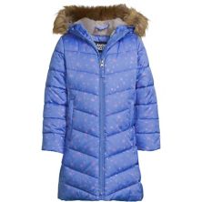 Пальто ThermoPlume® на флисовой подкладке для девочек 2–20 лет Lands' End Lands' End