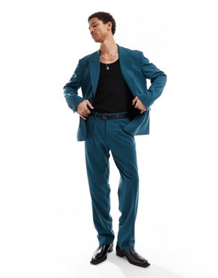 Viggo lavoir suit pants in petrol blue Viggo