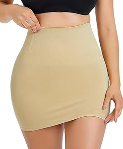 Женское Корректирующее белье Gotoly Body Shaper Under Dress High Waist Half Slip Gotoly