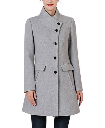 Женское шерстяное пальто Nora с воротником-стойкой из букле Kimi and Kai