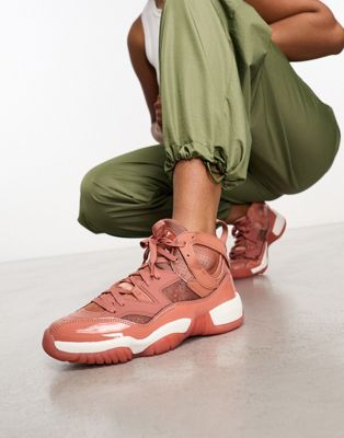  Оранжевые женские кроссовки Nike Jordan Jumpman Two Trey для повседневной носки Jordan