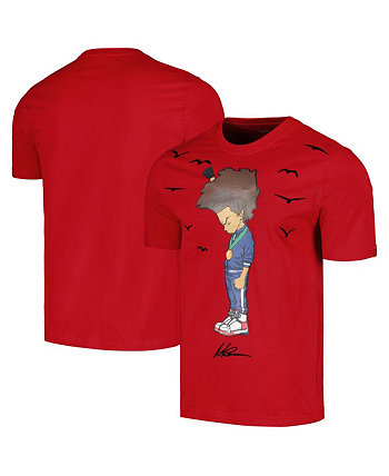 Мужская и женская красная футболка The Boondocks Huey Champion Virtual Thread