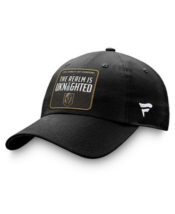 Мужская черная неструктурированная регулируемая кепка Vegas Golden Knights 2023 Cup Champions Core Patch Fanatics