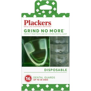 Plackers Grind No More Night Guard, Nighttime Protection for Teeth, BPA Free, Sleep Well, Ready to Wear, Disposable, One Size Fits All, 16 Count Visit the Plackers Store