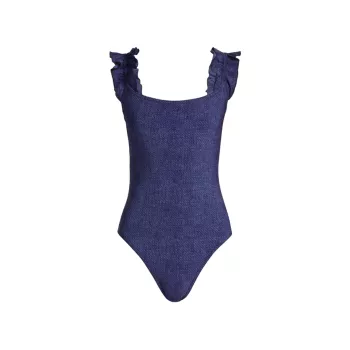 Nori Ruffle One-Piece Swimsuit Karla Colletto Swim