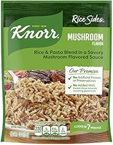 Knorr Rice Sides For a Tasty Rice Side Dish Mushroom No Artificial Flavors, No Preservatives, No Added MSG 5.5 oz Knorr