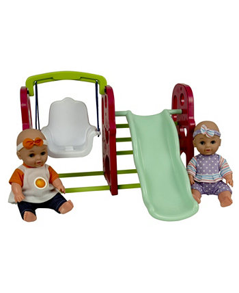 Playground Slide and Swing Set Playtime Toys