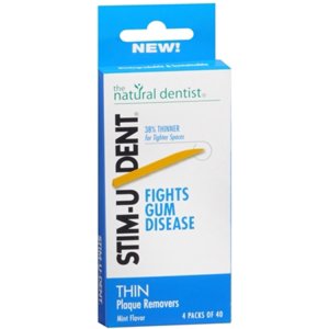 Stim-U-Dent Plaque Removers Thin Mint 160 Each (Pack of 3) Stim-U-Dent