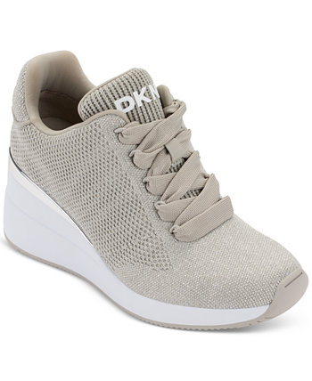 Women's Parks Lace-Up Wedge Sneakers DKNY