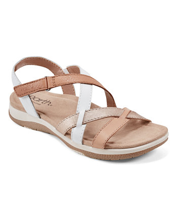 Women's Sterling Strappy Flat Casual Sport Sandals Earth