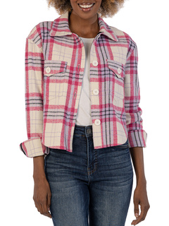 Lora — укороченная куртка-рубашка с карманами с клапанами KUT from the Kloth
