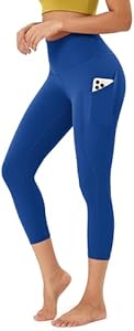 ODODOS Women's High Waisted Yoga Leggings with Pockets, Tummy Control Non See Through Workout Athletic Running Yoga Pants Ododos