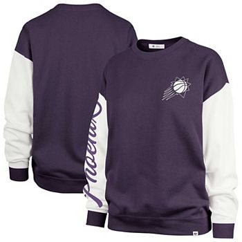 Women's '47 Oversized Pullover Sweatshirt Purple Phoenix Suns  Rise Andie Pullover Sweatshirt 47 Brand