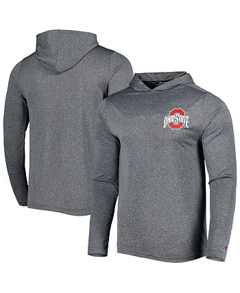 Men's Champion Gray Ohio State Buckeyes Hoodie Long Sleeve T-shirt Knights Apparel