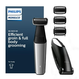 Philips Norelco Bodygroom Series 5000 Showerproof Body & Manscaping Trimmer For Men, BG5025/40 Philips Norelco