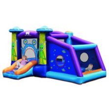 Kids Inflatable Bounce House Aliens Jumping Castle Without Blower Slickblue