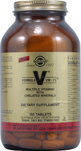 Формула VM-75 - 180 таблеток - Solgar Solgar