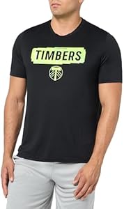 adidas Men's Portland Timbers Short Sleeve Pre-Game T-Shirt Adidas