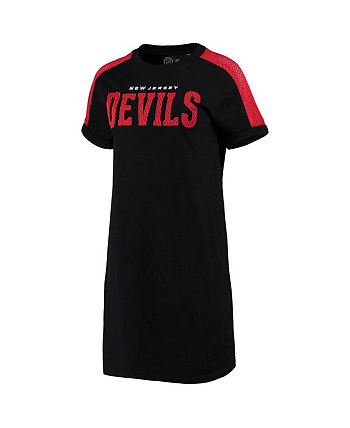 Женское черно-красное платье New Jersey Devils Spring Training Camp G-III