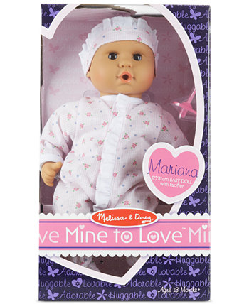 Мелисса и Дуг Кидс Майн, чтобы Любить Мариану 12 "Baby Doll Melissa and Doug