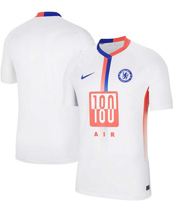 Youth Boys and Girls White Chelsea 2020/21 Fourth Stadium Air Max Replica Jersey Nike