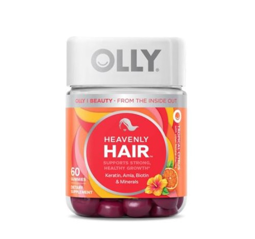 Heavenly Hair™ Tropical Citrus — витамины для волос, 60 жевательных конфет OLLY