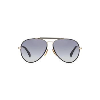 Солнцезащитные очки-авиаторы 61 мм David Beckham