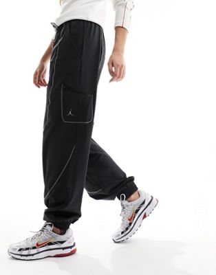 Черные спортивные брюки-туннель Nike Jordan Jordan