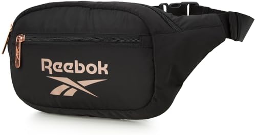 Reebok Waist Belt Fanny Pack - Lightweight Performance Waist Pack Belt Bag - Stylish Small Crossbody Bag for Women and Men Reebok