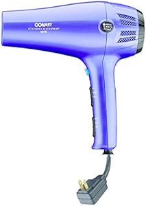 Conair Ionic Cordkeeper Dryer, Purple/Blue Conair